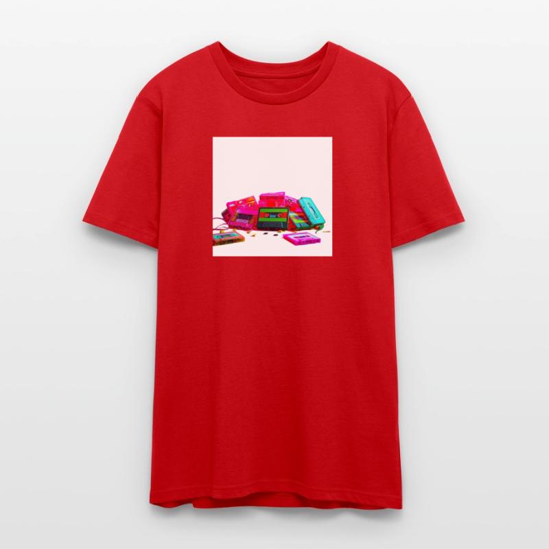 Vibrant Retro Cassette Tape Pattern