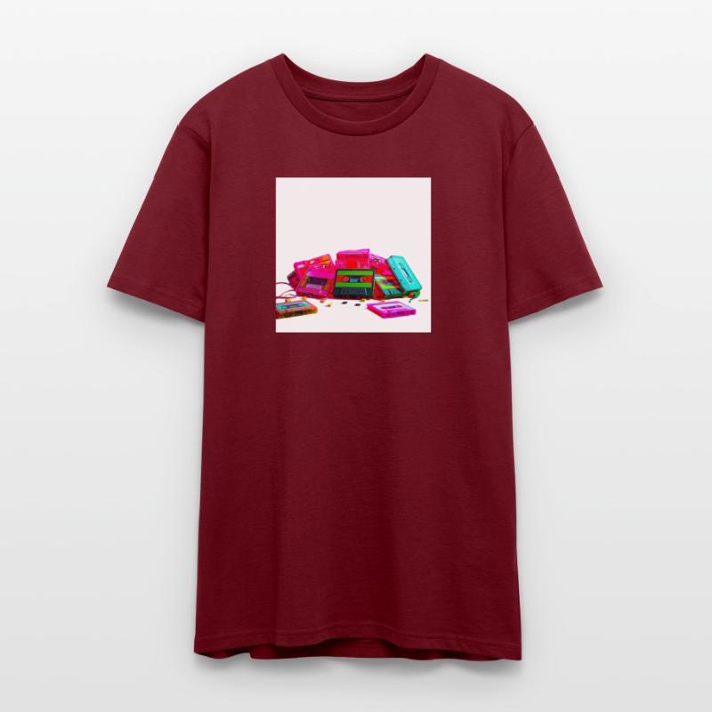 Vibrant Retro Cassette Tape Pattern