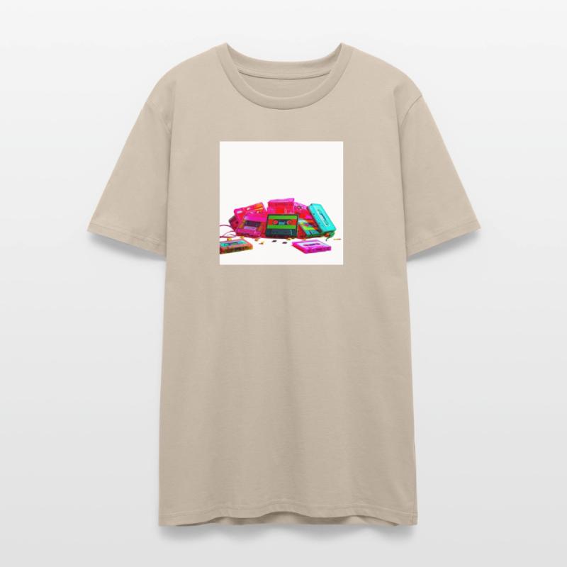 Vibrant Retro Cassette Tape Pattern