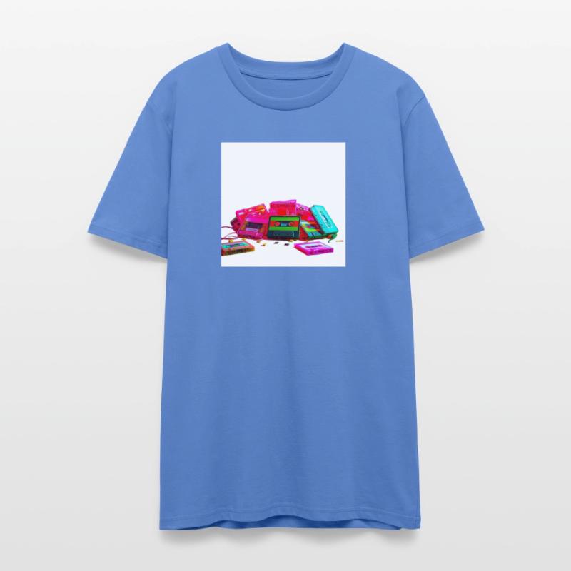 Vibrant Retro Cassette Tape Pattern