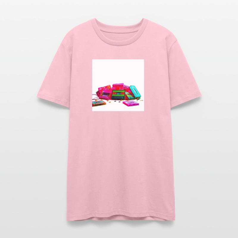 Vibrant Retro Cassette Tape Pattern