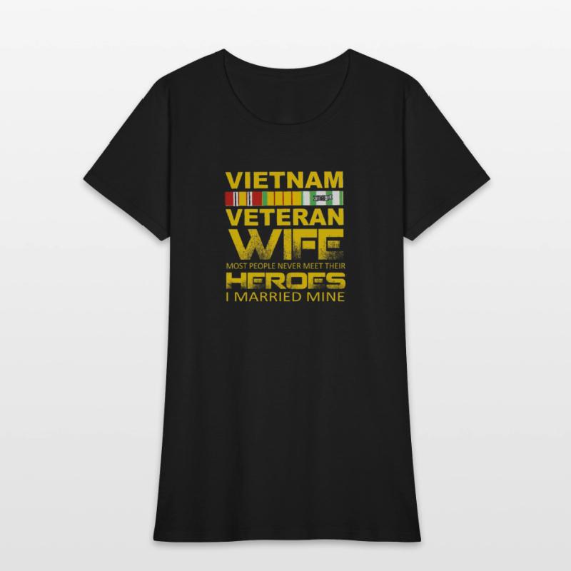 Vietnam Veteran Wife T shirt Gift For Veterans Day