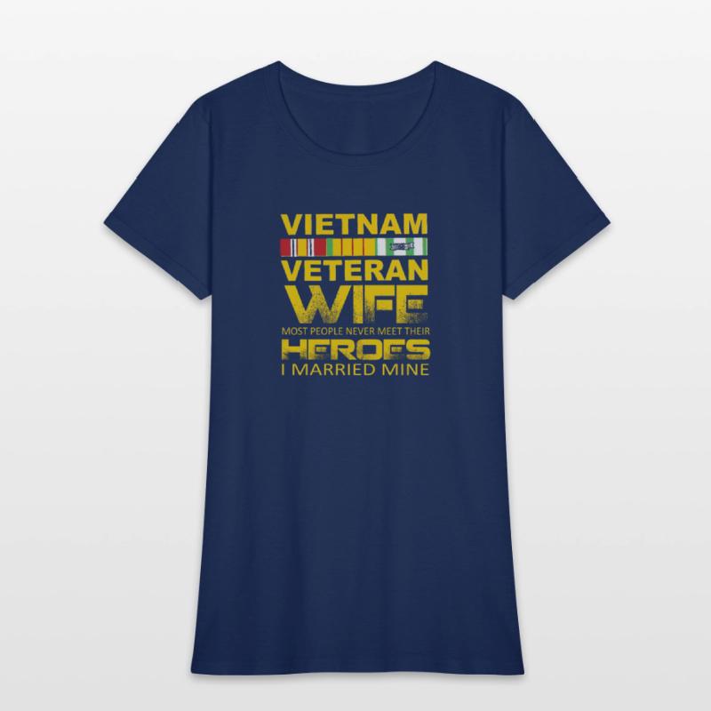 Vietnam Veteran Wife T shirt Gift For Veterans Day