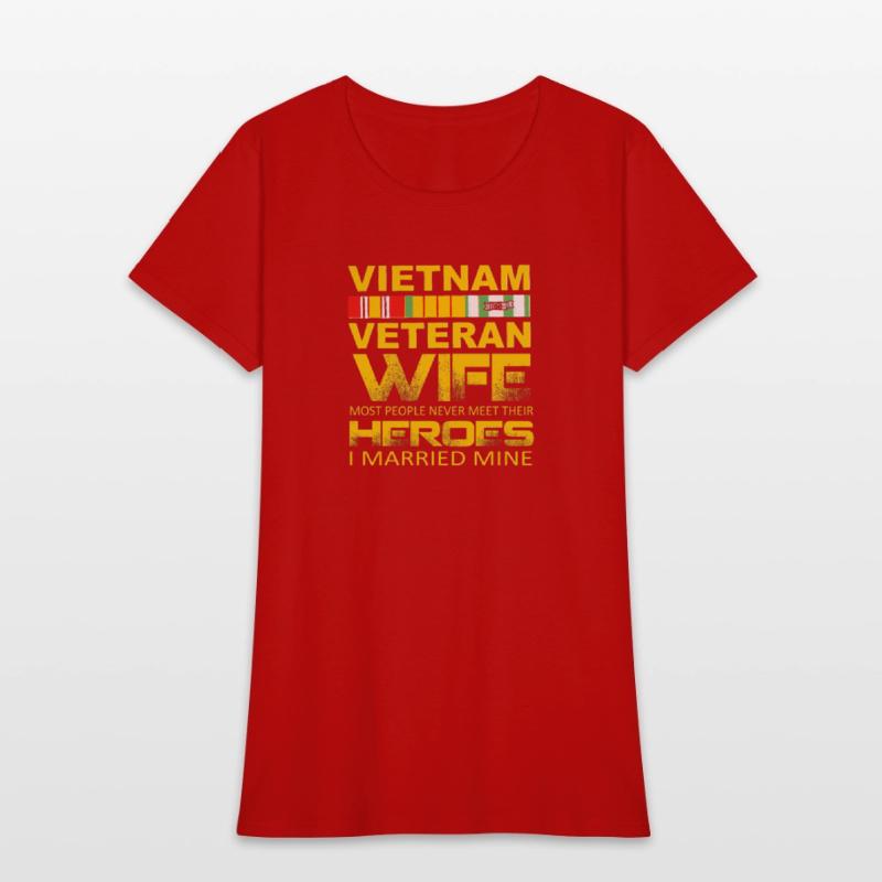 Vietnam Veteran Wife T shirt Gift For Veterans Day