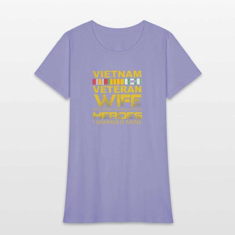 Vietnam Veteran Wife T shirt Gift For Veterans Day