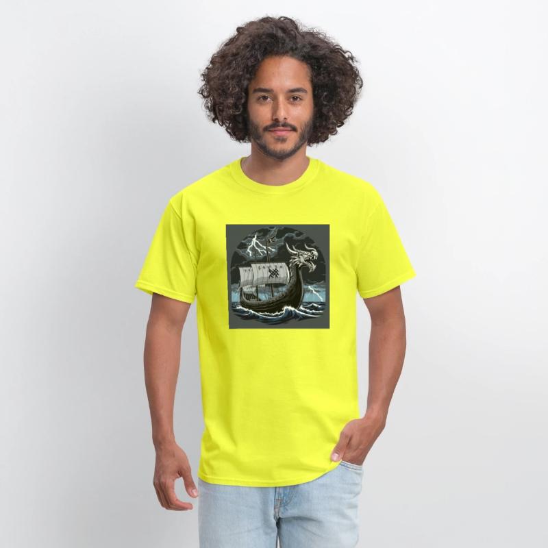 Viking Longship at Sea