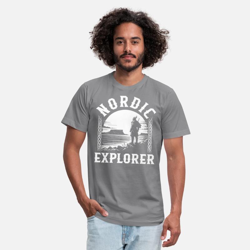 Vikings Shirt, Nordic Explorer Viking Standing On