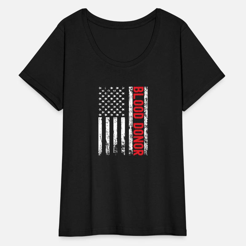 Vintage Blood Donor American Flag Patriotic Gift