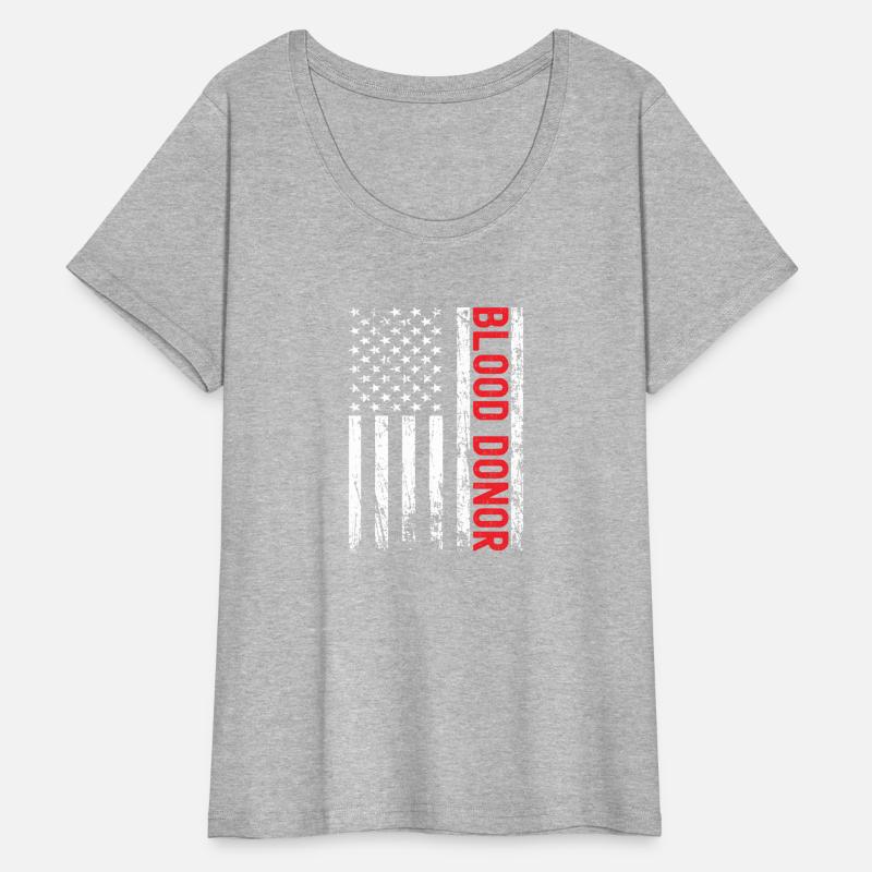 Vintage Blood Donor American Flag Patriotic Gift