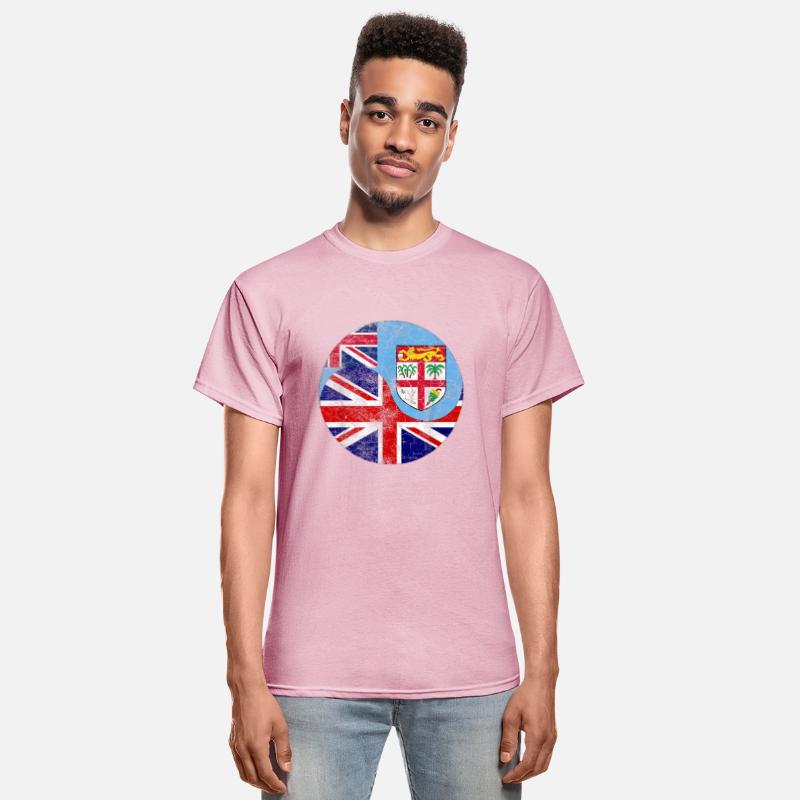 Vintage British Fijian Flags UK and Fiji Tee