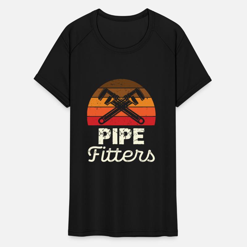 Vintage Pipe Fitters Wrench Sunset Graphic Tee