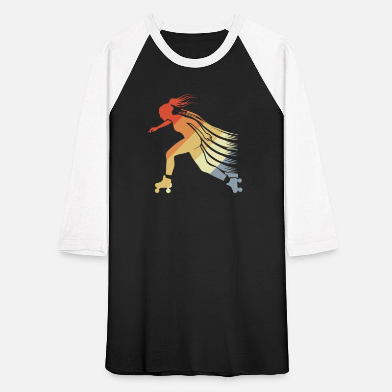 Vintage Roller Skating Girl