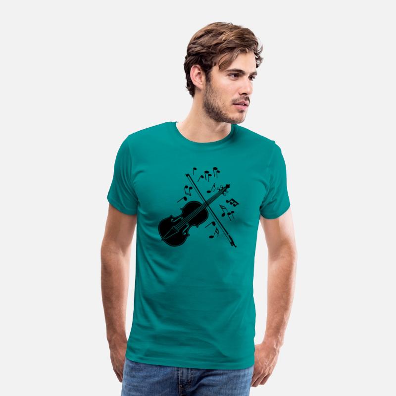 Violin with notes logo for the violin lover and vi