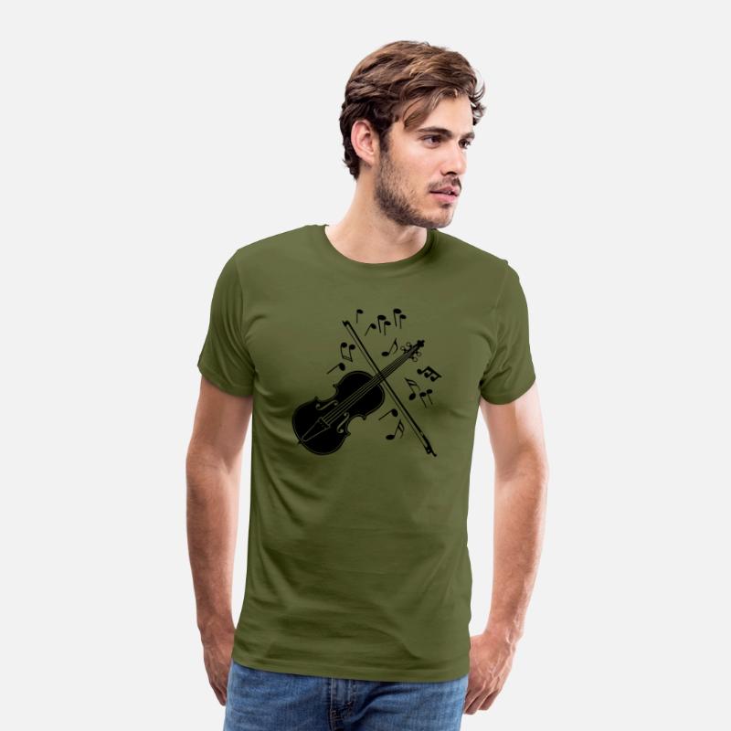 Violin with notes logo for the violin lover and vi