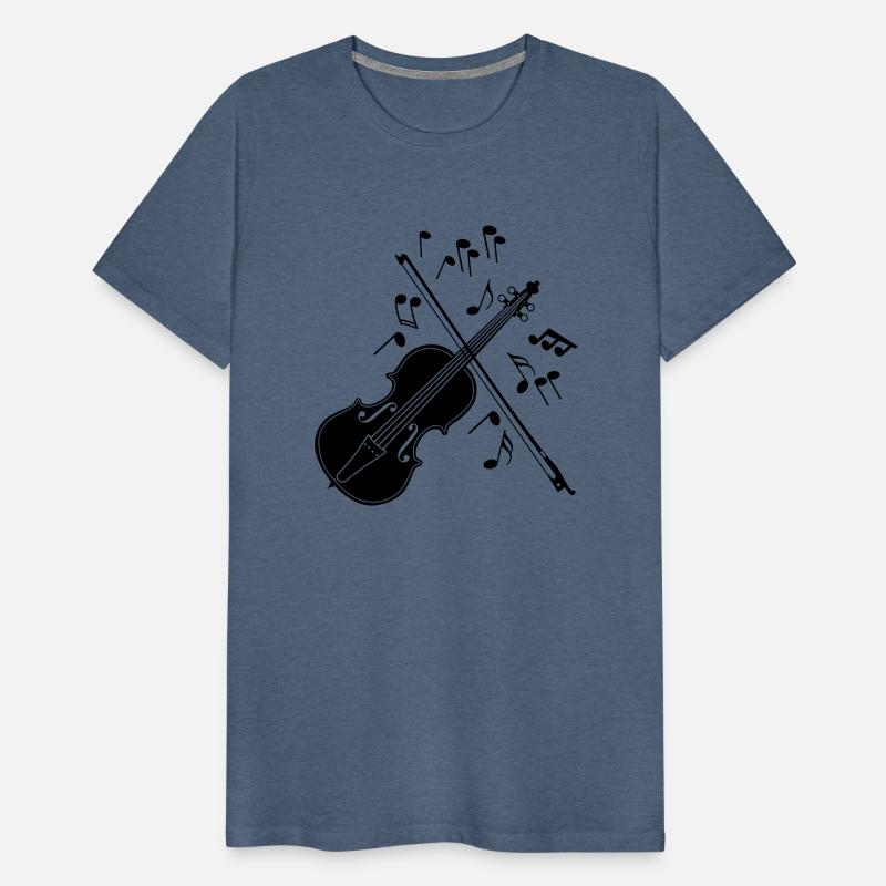 Violin with notes logo for the violin lover and vi