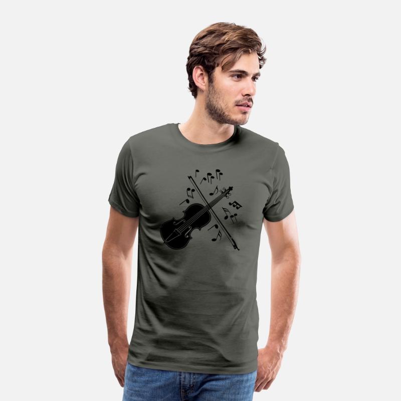 Violin with notes logo for the violin lover and vi