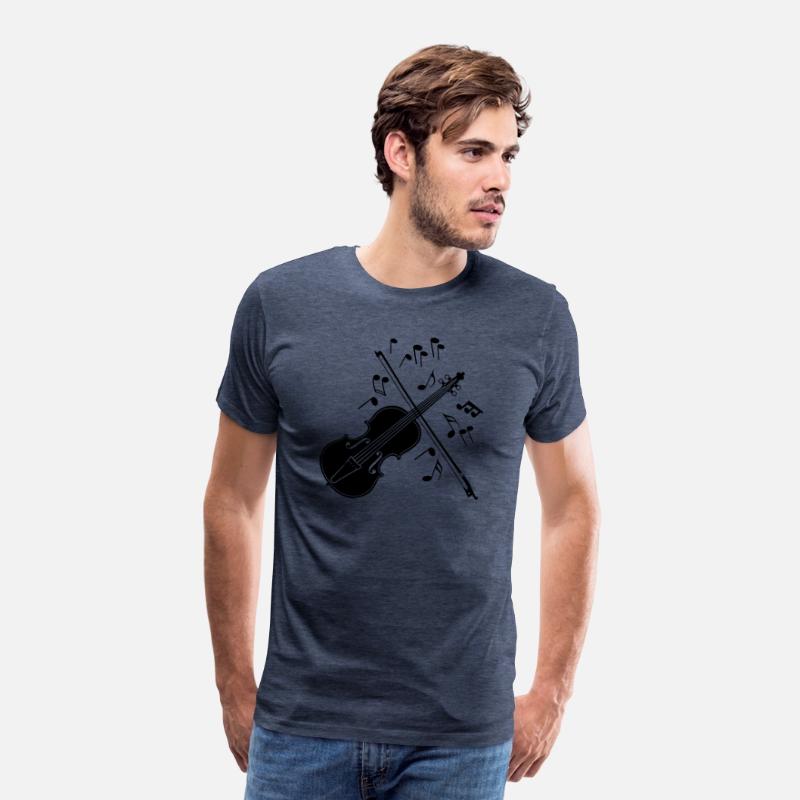 Violin with notes logo for the violin lover and vi