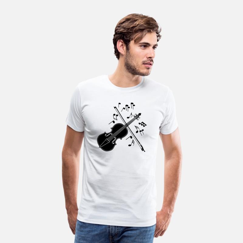 Violin with notes logo for the violin lover and vi