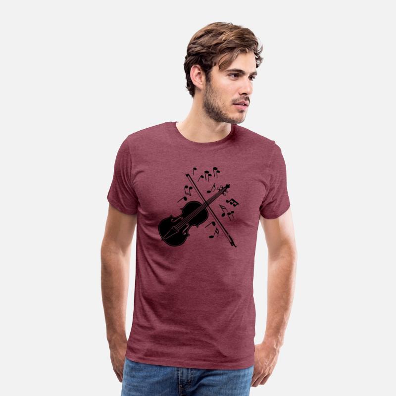 Violin with notes logo for the violin lover and vi