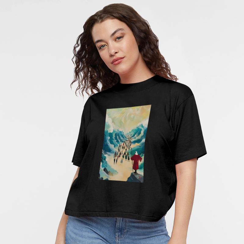 W6 Moses Moses Parting The Red Sea 3 pieces, Digit