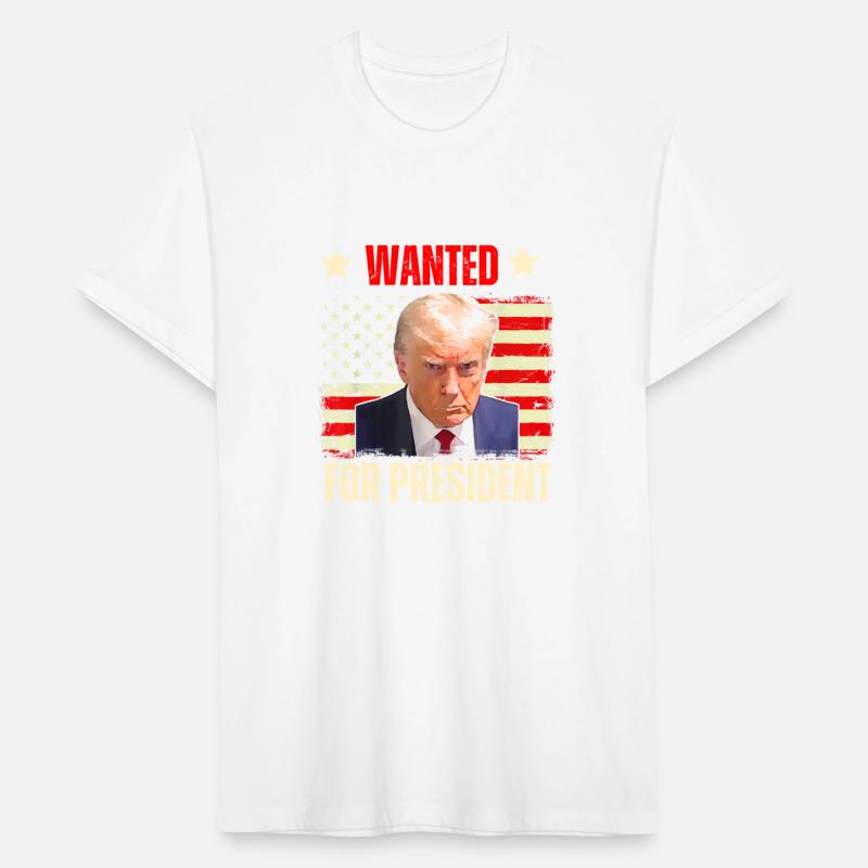 Wanted Donald Trump For President 2024 USA Flag