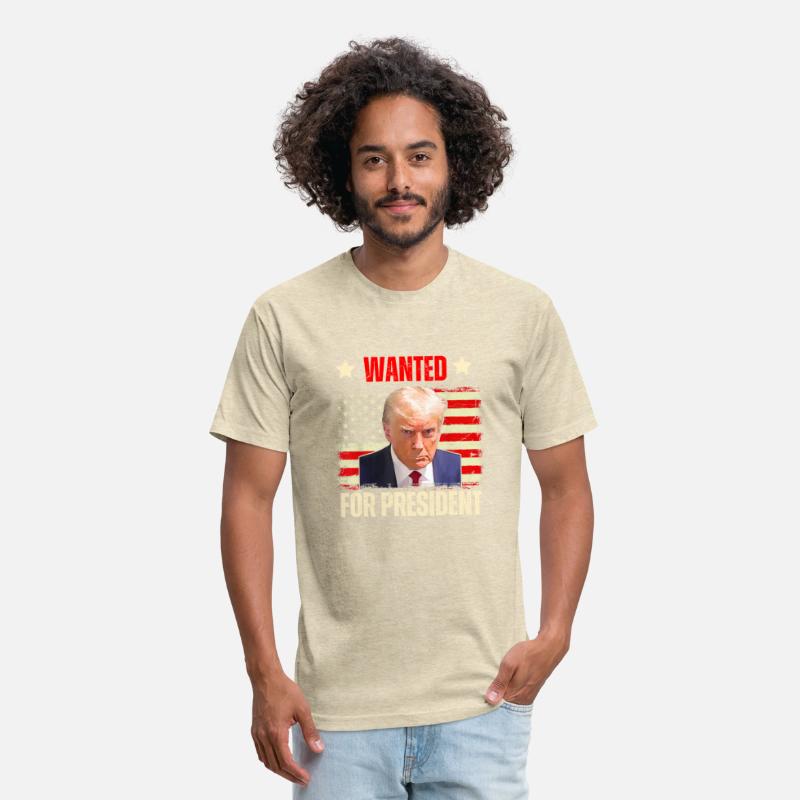 Wanted Donald Trump For President 2024 USA Flag