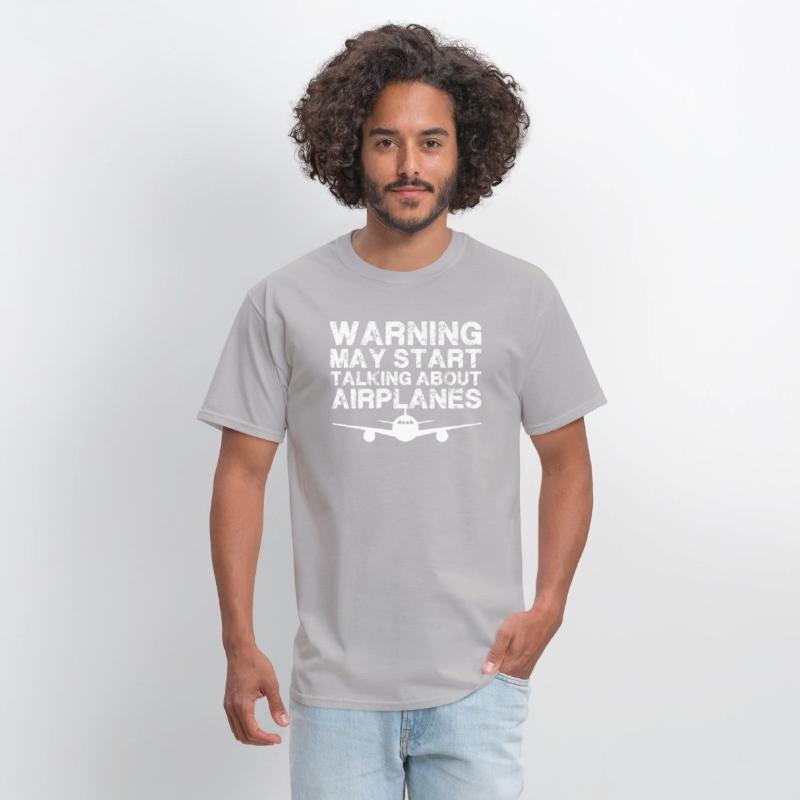 Warning I May Start Talking About Airplanes Shirt