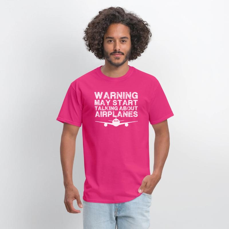 Warning I May Start Talking About Airplanes Shirt