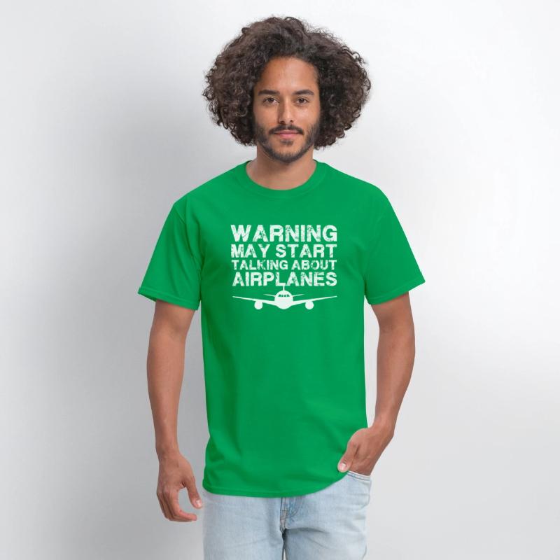 Warning I May Start Talking About Airplanes Shirt