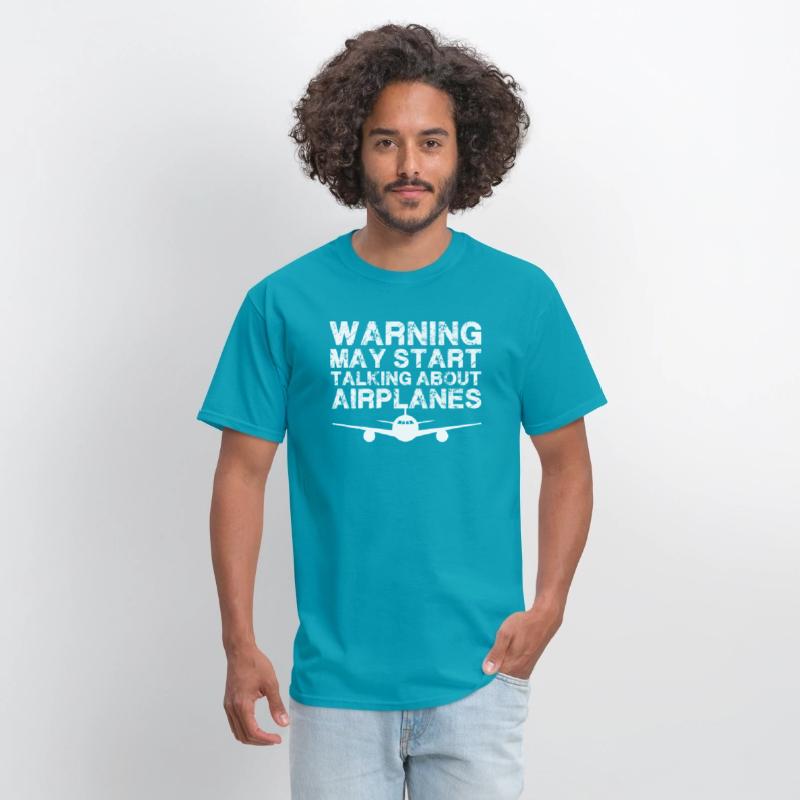 Warning I May Start Talking About Airplanes Shirt
