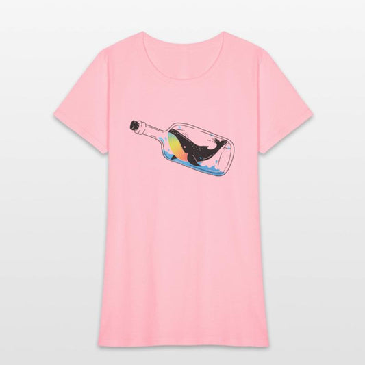 Whale Impossible bottle Graphic art