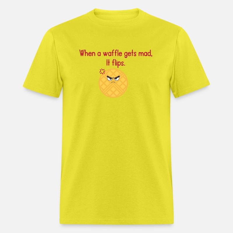 When a waffle gets mad It flips