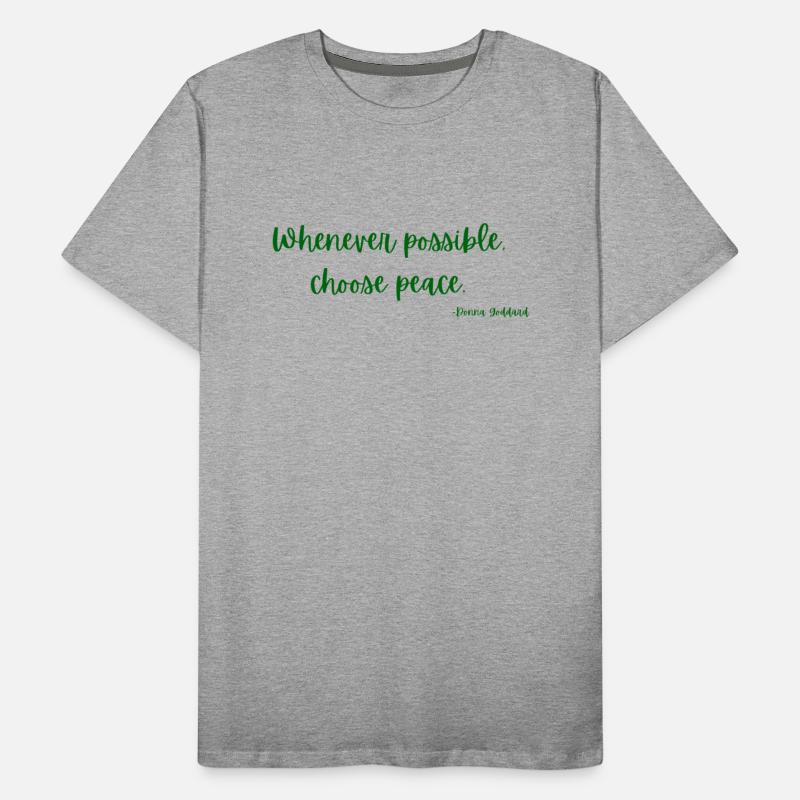 Whenever possible choose peace - Donna Goddard