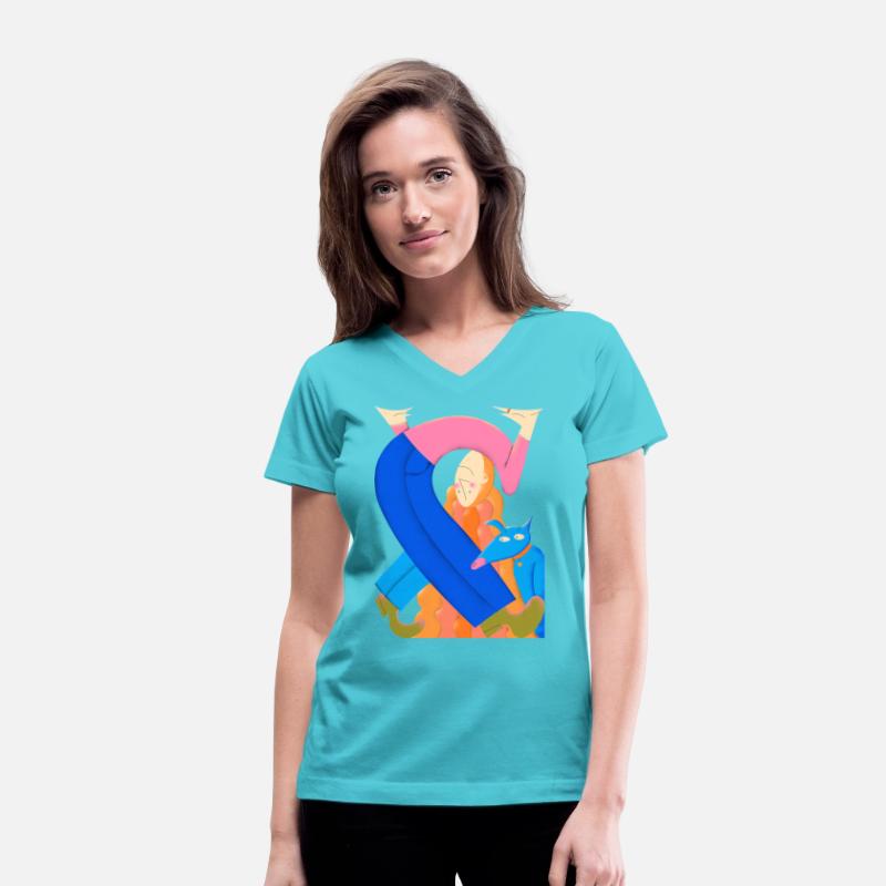 Whimsical Girl and Animal Duo Illustration