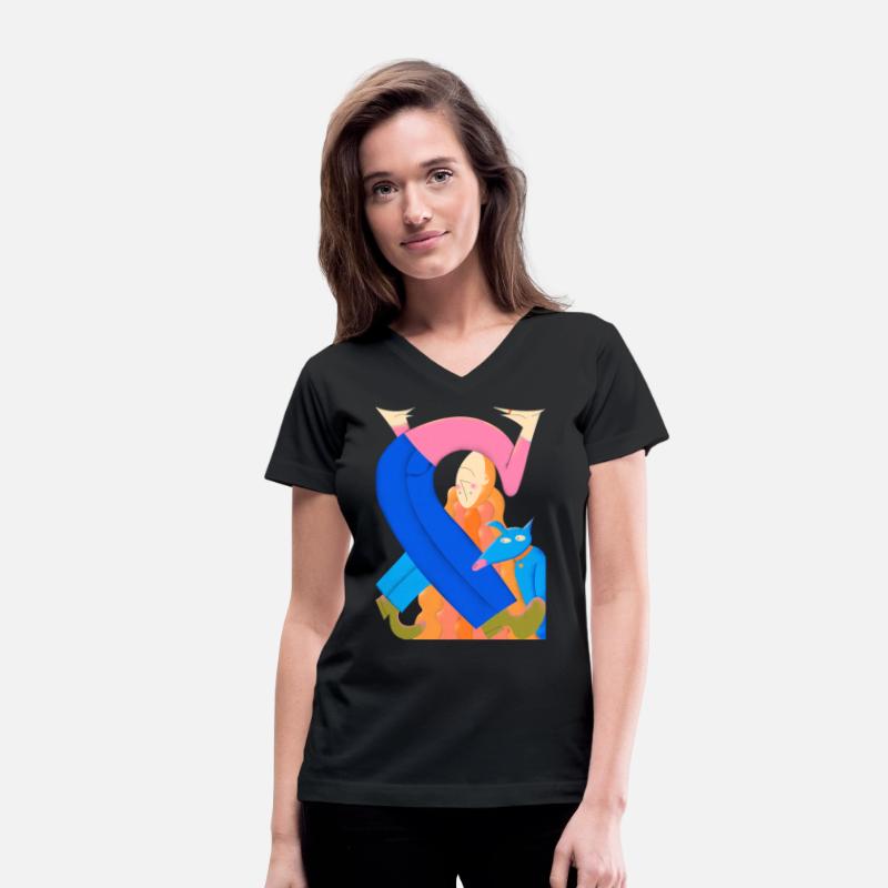 Whimsical Girl and Animal Duo Illustration