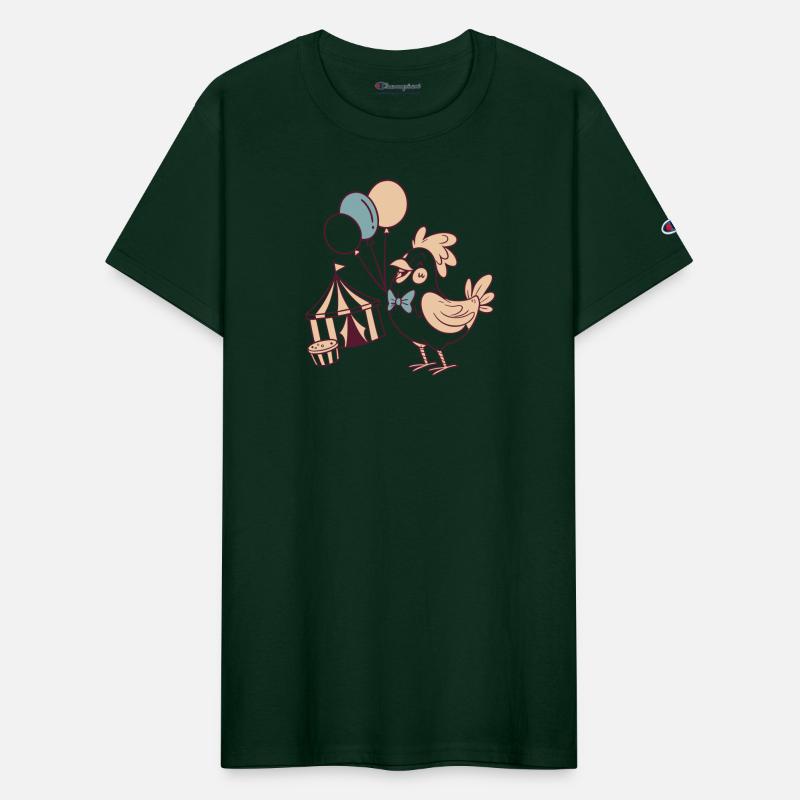 Whimsical Party Bird with Balloons