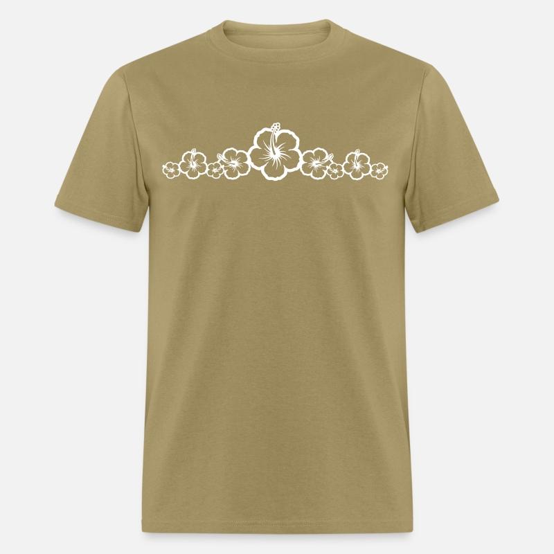 White Hibiscus Flowers Group - Hawaiian Surf