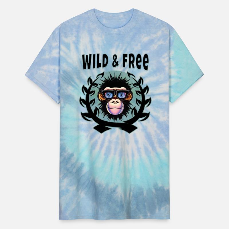 Wild Free Monkey in Sunglasses