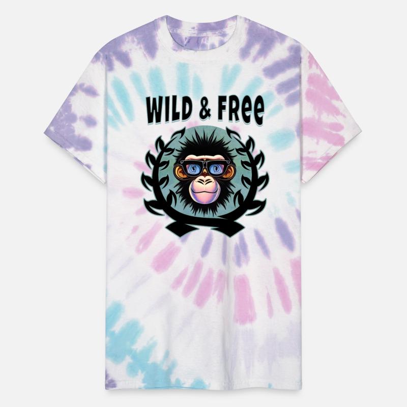 Wild Free Monkey in Sunglasses