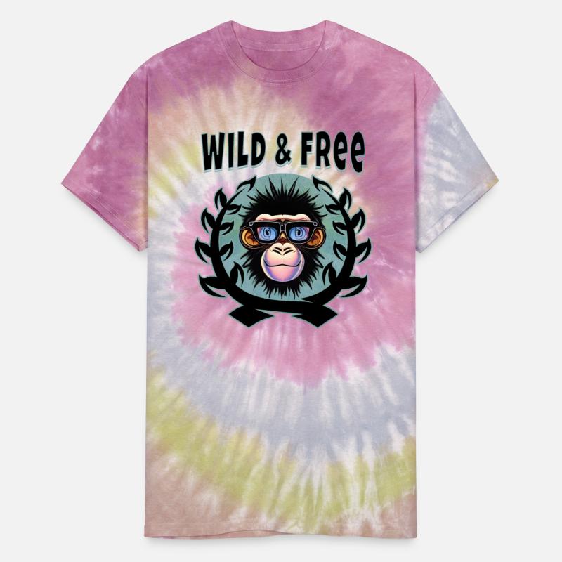 Wild Free Monkey in Sunglasses