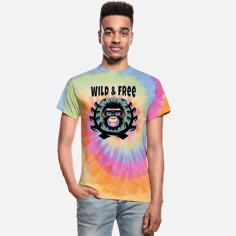 Wild Free Monkey in Sunglasses