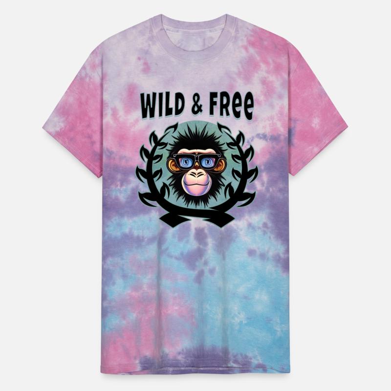 Wild Free Monkey in Sunglasses