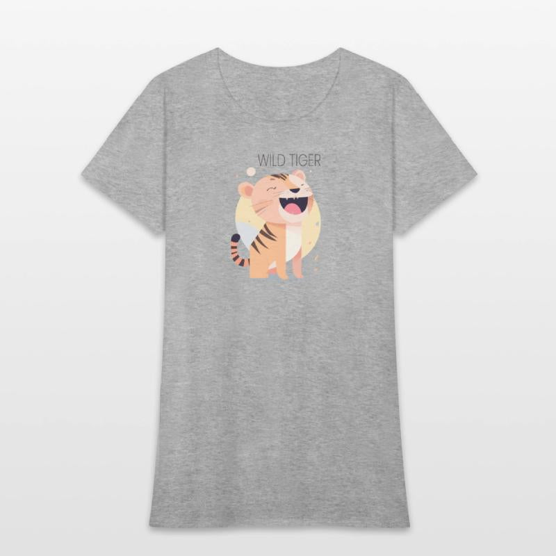 Wild Tiger roar Bauhaus Style