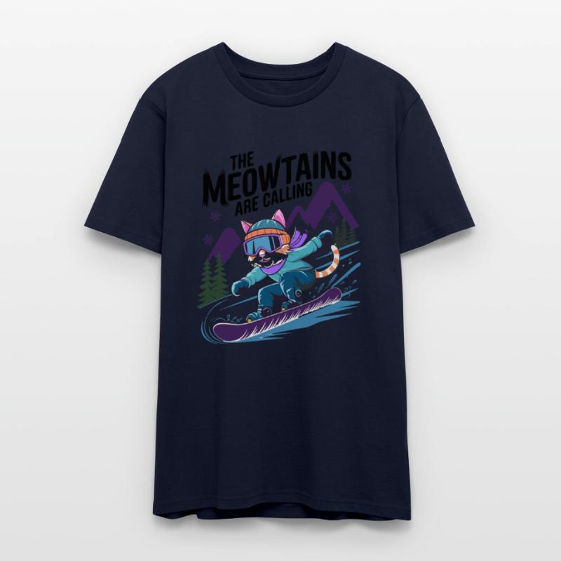 winter feline snowboarding adventure