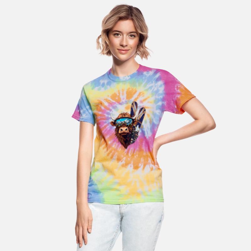 Winter sports, Jimmy's Skis, the skiing Cow