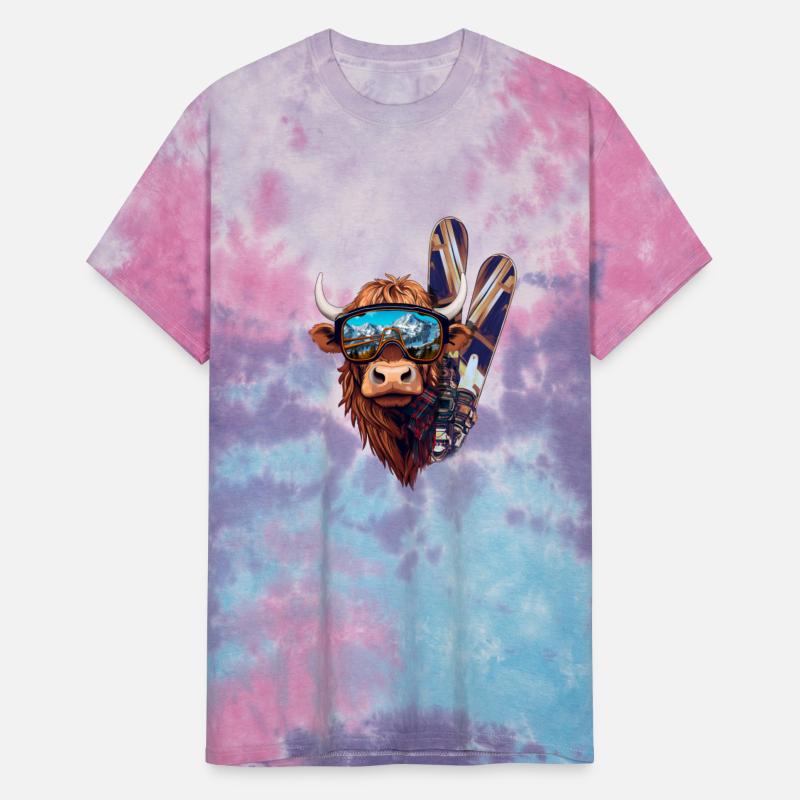 Winter sports, Jimmy's Skis, the skiing Cow