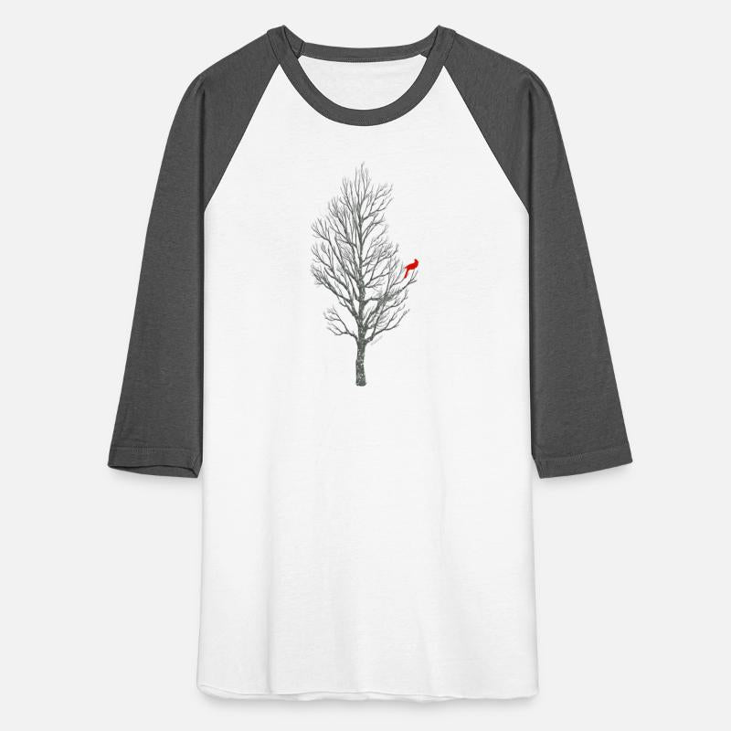 Winter Tree W Cardinal Bird