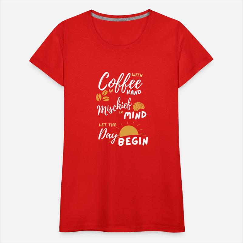 With Coffee in hand Mischief in mind