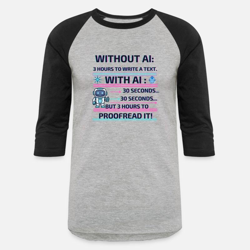 "Without AI: 3h to Write, AI: 30s + 3h to Proof!"