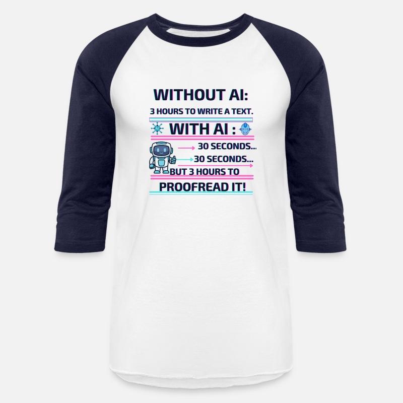 "Without AI: 3h to Write, AI: 30s + 3h to Proof!"